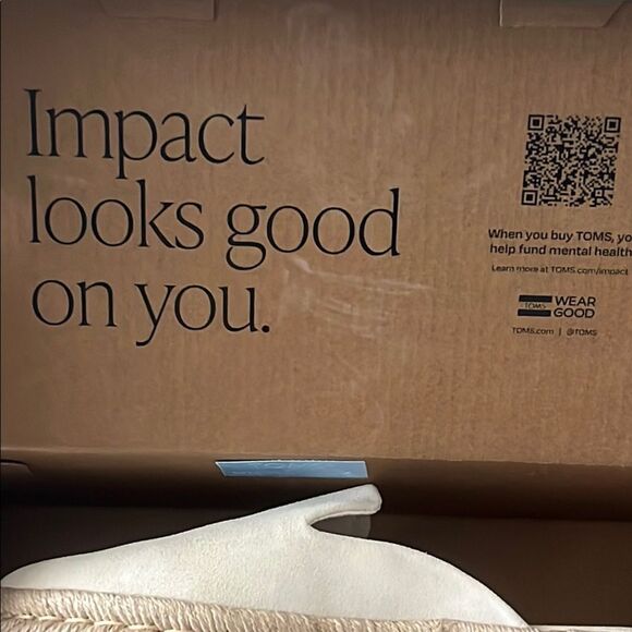 TOMS Santiago Light Sand  Mules with Minimalist Design FINAL CLEARANCE PRICE - Picture 8 of 9